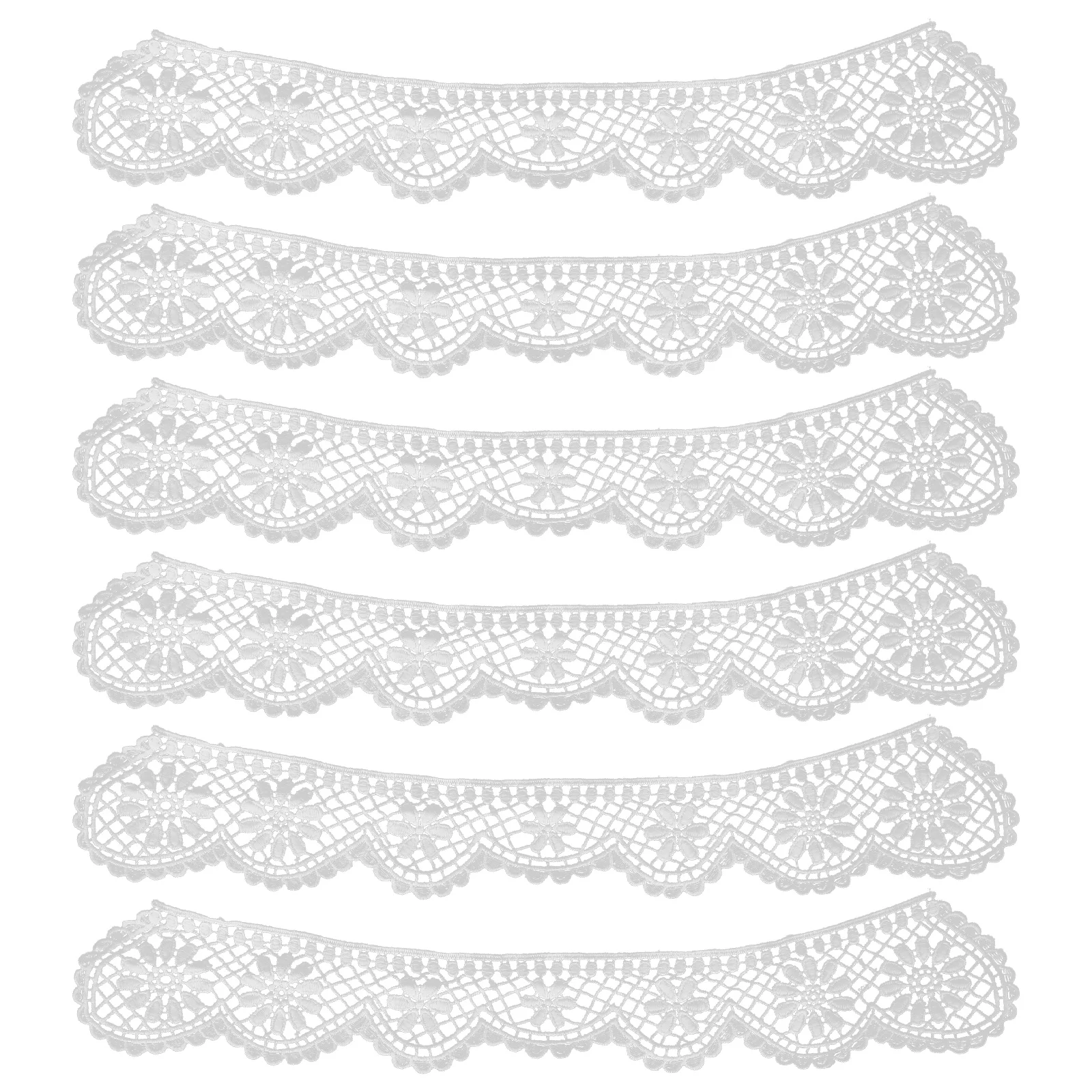 6pcs Decorative Clothes Trim Ribbon Multi-Function Sewing Accessories Durable Cuttable Craft Trims Diy Costume Decorative