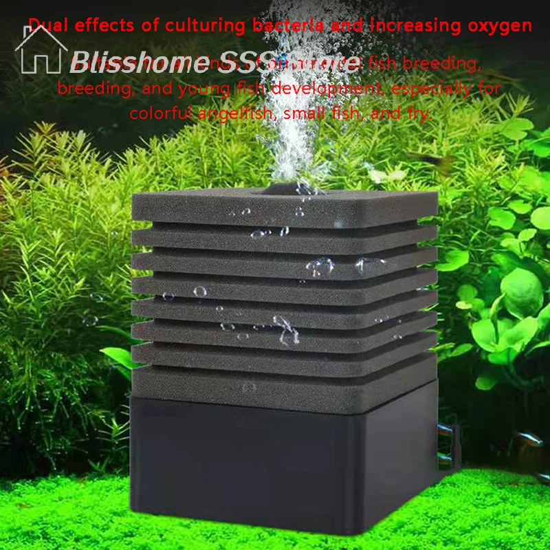 【S】New Bio Sponge Filter for Aquarium Fish Tank Air Pump Aquarium Accessories Fish Tank Supplies Safe For Fish High Quality