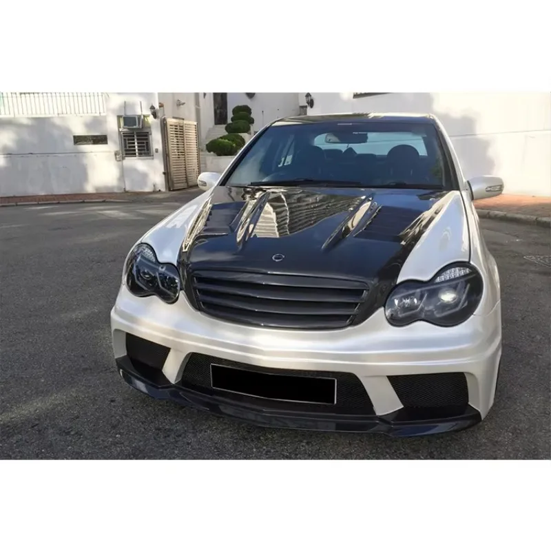 Carbonado Wi Style FRP Bonnet Hood for 01-07 Mercedes C Class W203！