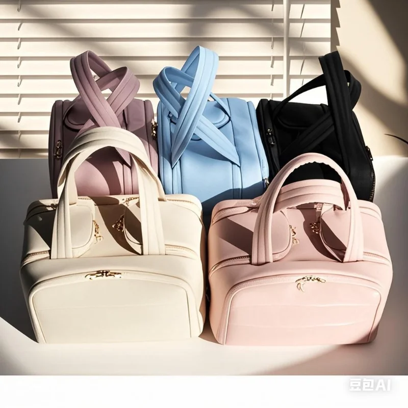 Extra Large Capacity Cosmetic Bag, Travel Portable Toiletry Bag, Large Capacity Wide Opening Portable Partitioned Storage Bag