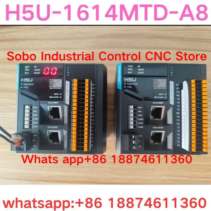 Second-hand test Ok  PLC H5U-1614MTD-A8  The price can be negotiated