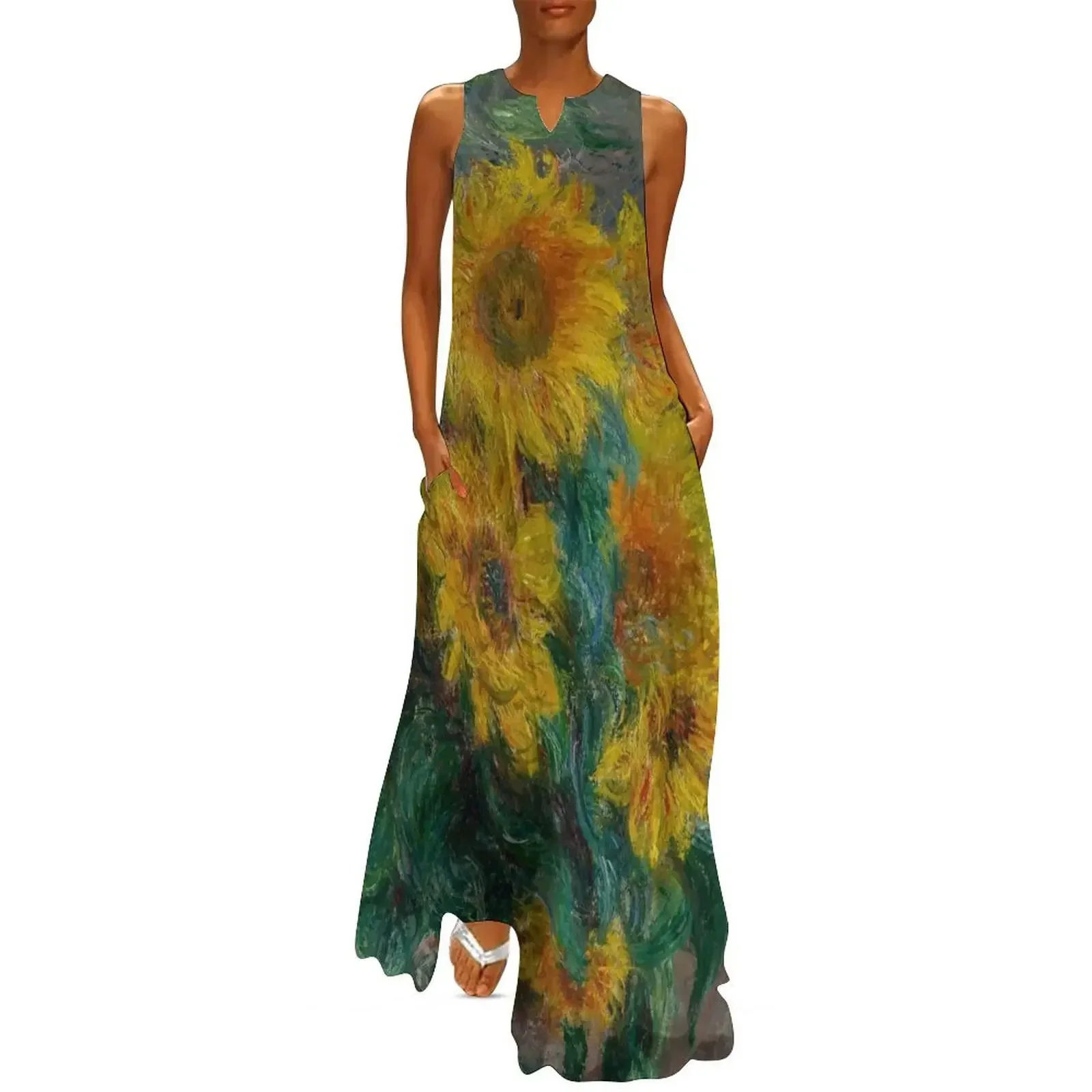 

Bouquet of Sunflowers Long Dress Dresses birthday dress for women dresses ladies 2025 summer summer dresses Dress