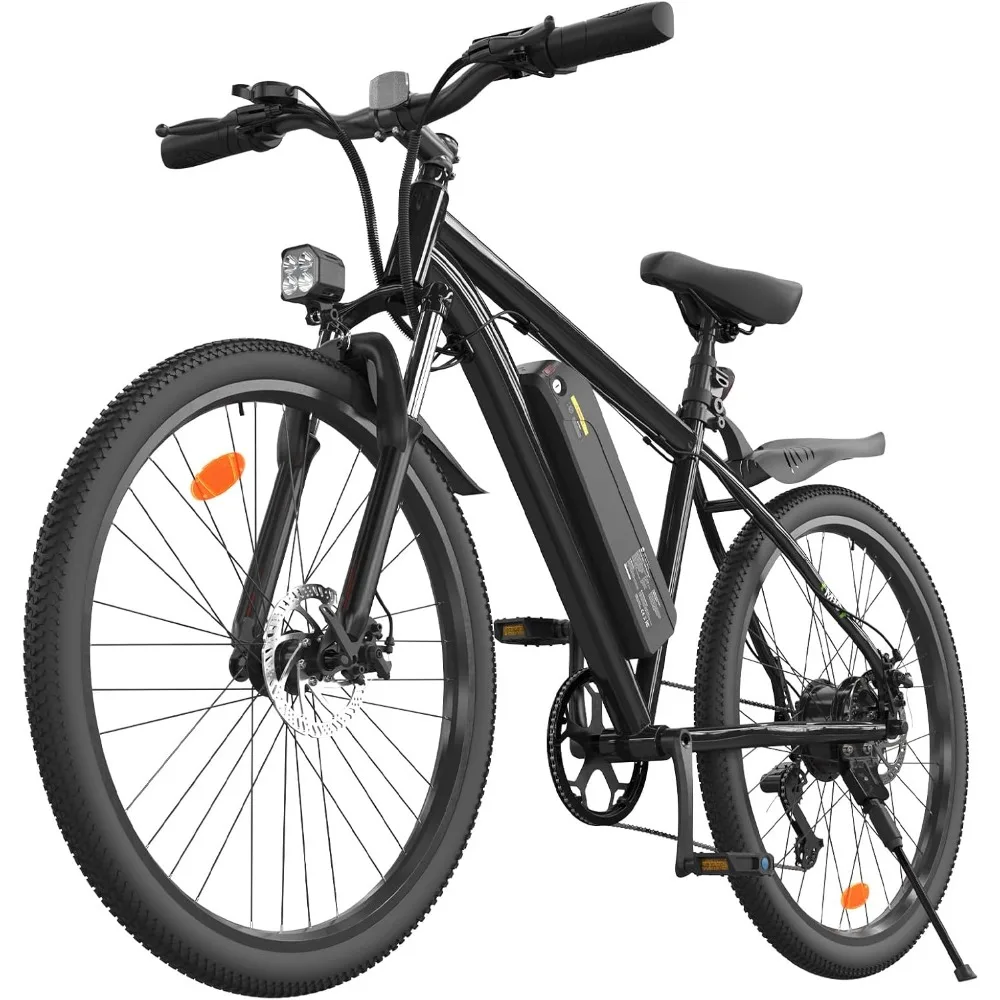 

35/3-Speed Electric Bike for Adults 750/500W Peak 26" /14" Tire Commuting Electric Mountain Bike 20MPH Range 55+/25 Miles 374.4W