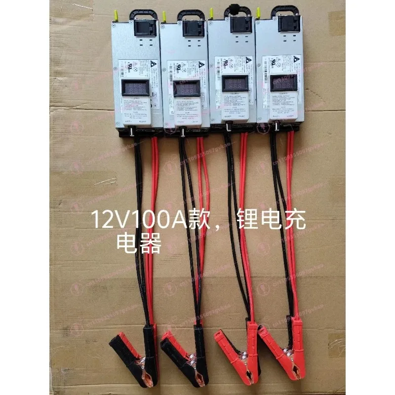 Carregador de bateria de lítio 14,6V, 12,6V, 13,8V, 100A Carregador ajustável, carregamento RV