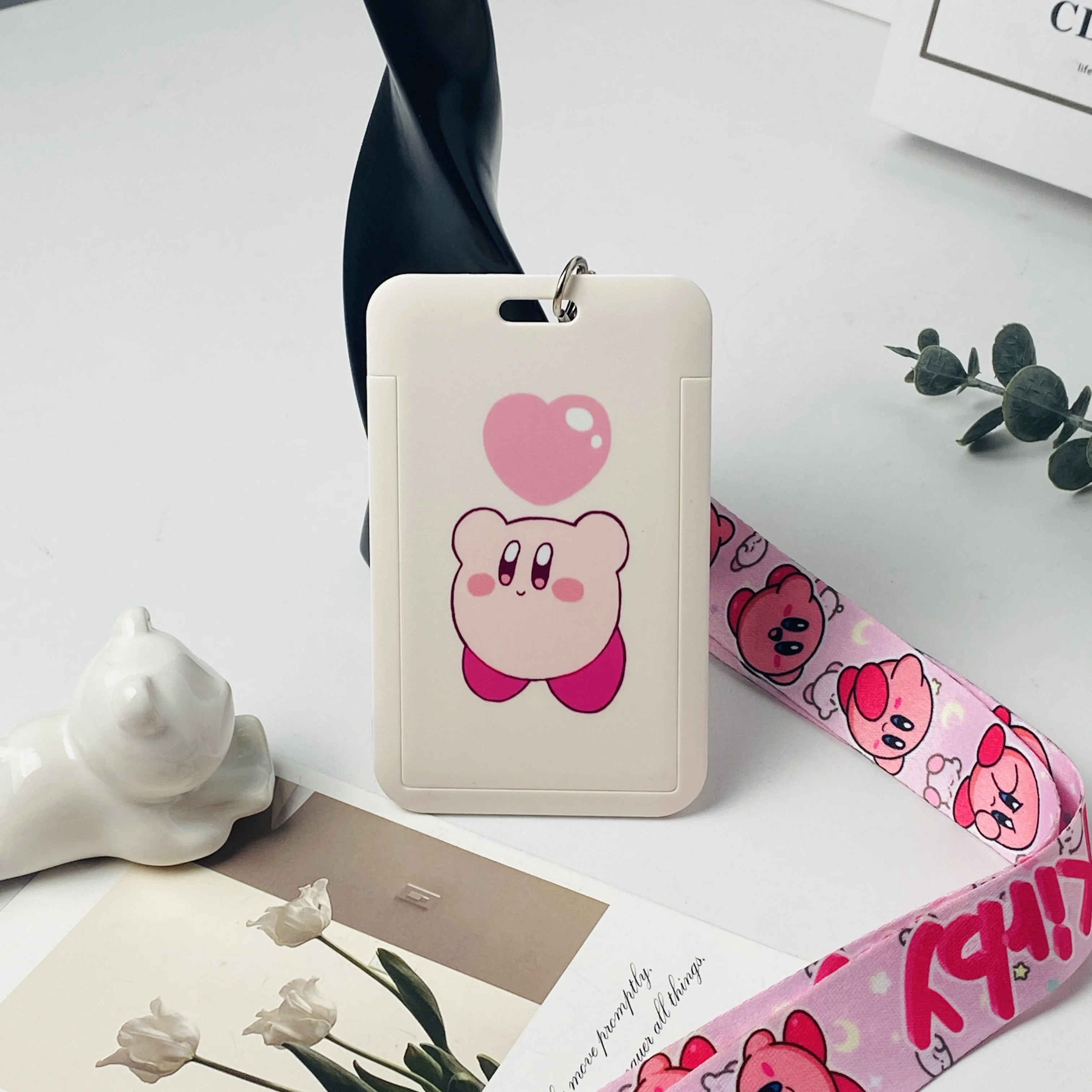 Держатель для ключей из искусственной кожи с рисунком аниме