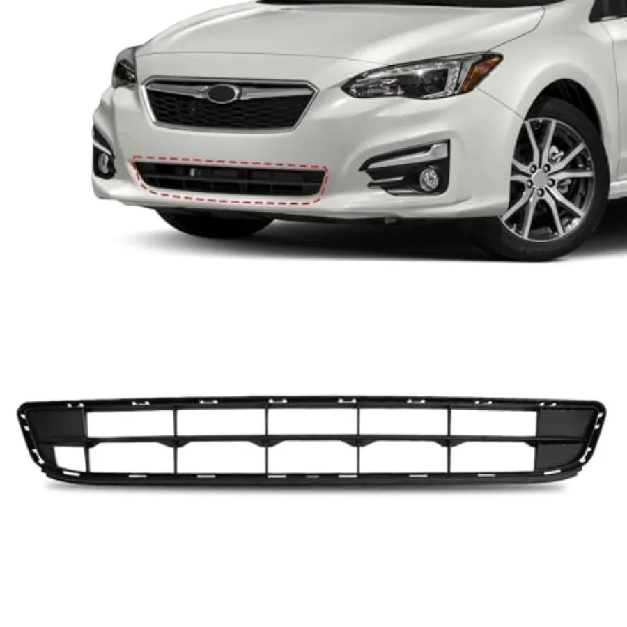 

Нижняя решетка переднего бампера для Subaru Impreza 2017-2019, комплект накладок на воздухозаборник переднего бампера