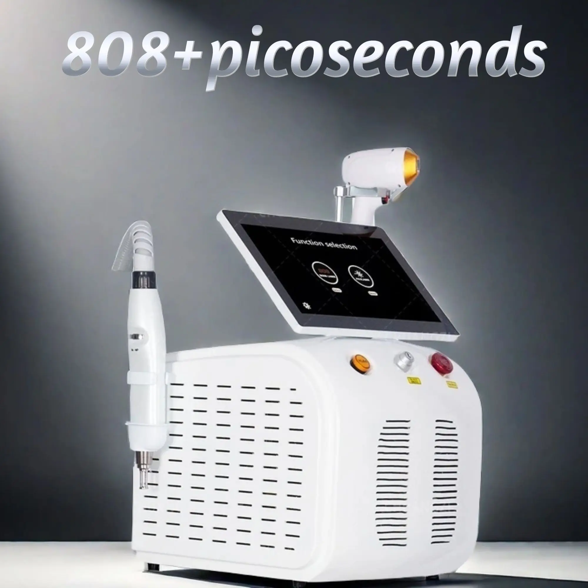 Multifunctional 2 in 1 Diode and Nd Yag Laser 755 808 1064nm Hair Removal Machine Portable Picoseconds Laser Tattoo Remover