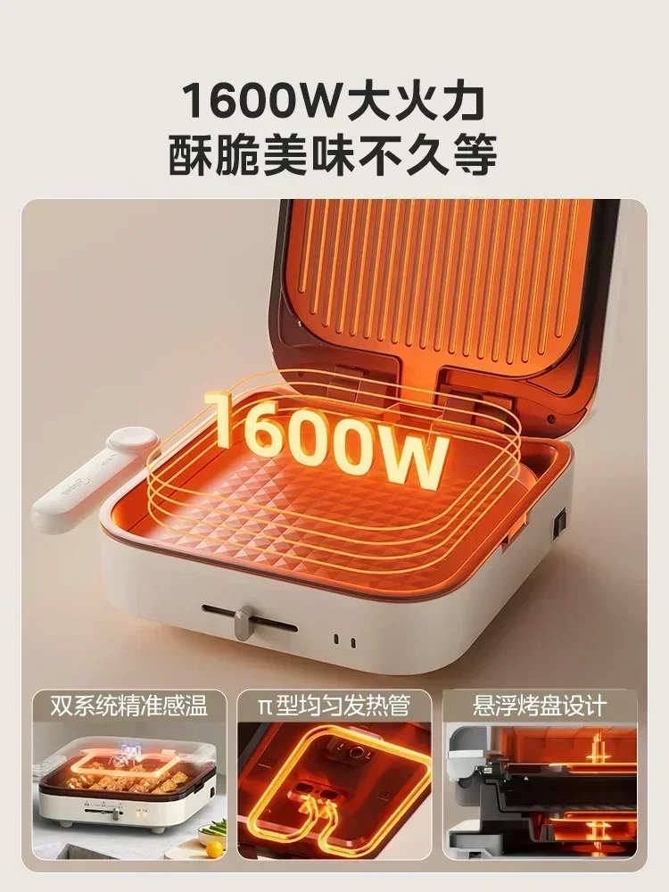 New Electric Pancake Pan. Electric Frying Pan. Household. Double-Sided Heating Removable and Washable Electric Cake File Pancake