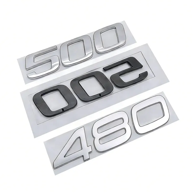 480 500 Große Digitale Markierungsaufkleber für Volvo LKW Nationale Fünf-Türer-Nummerierung Auto-Zubehör Heckklappen-Emblem – Detail 2