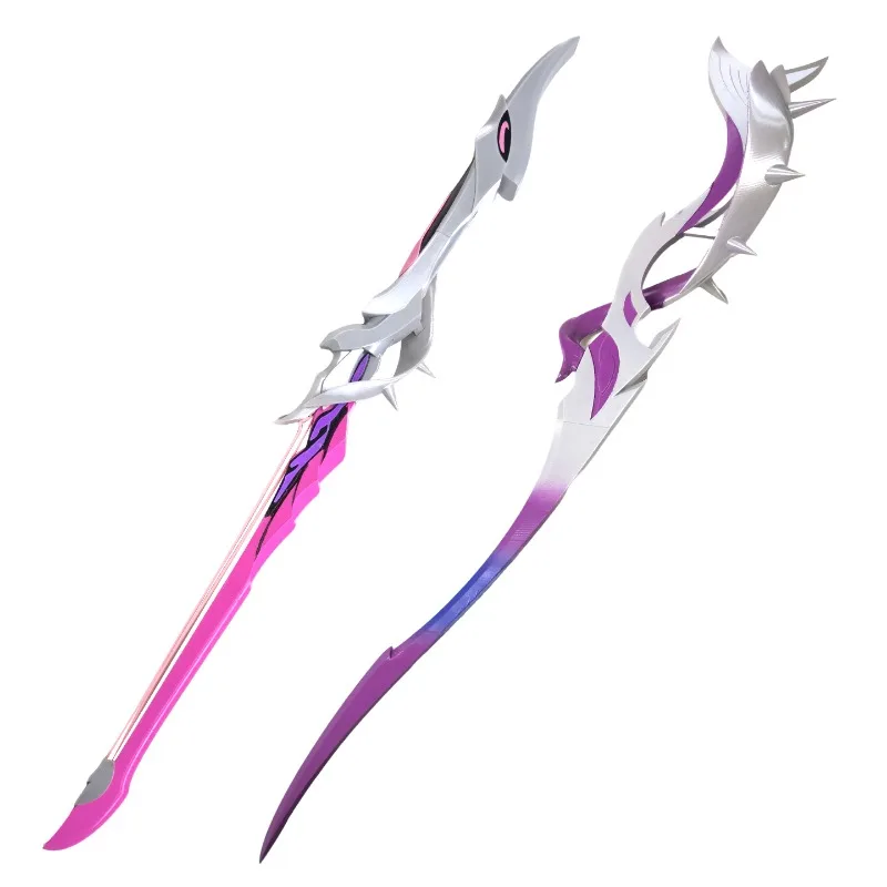อุปกรณ์ประกอบคอสเพลย์ดาบฮิซิลินส์จากเกม Honkai: Star Rail ดาบคู่ของเฮเล็คตร้า ฉิน สำหรับฮาโลวีน คริสต์มาส ชุดแฟนซีสำหรับผู้ใหญ่
