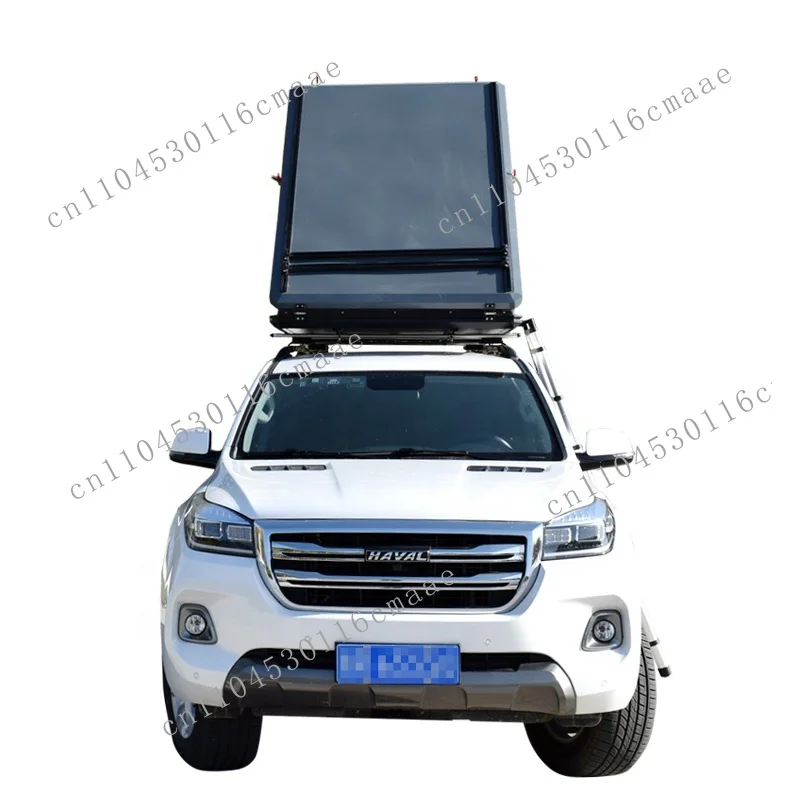 2020 New Aluminium  Shell Triangle Roof Top Tent Hard Shell 2 Person Car Roof Tent