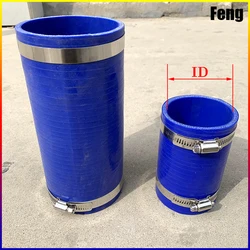 ID16-25mm Length 10-50cm Straight Silicone Intercooler Tube Pipe Coolant Hose High Temperature High Pressure Turbo Send 2 Clamps