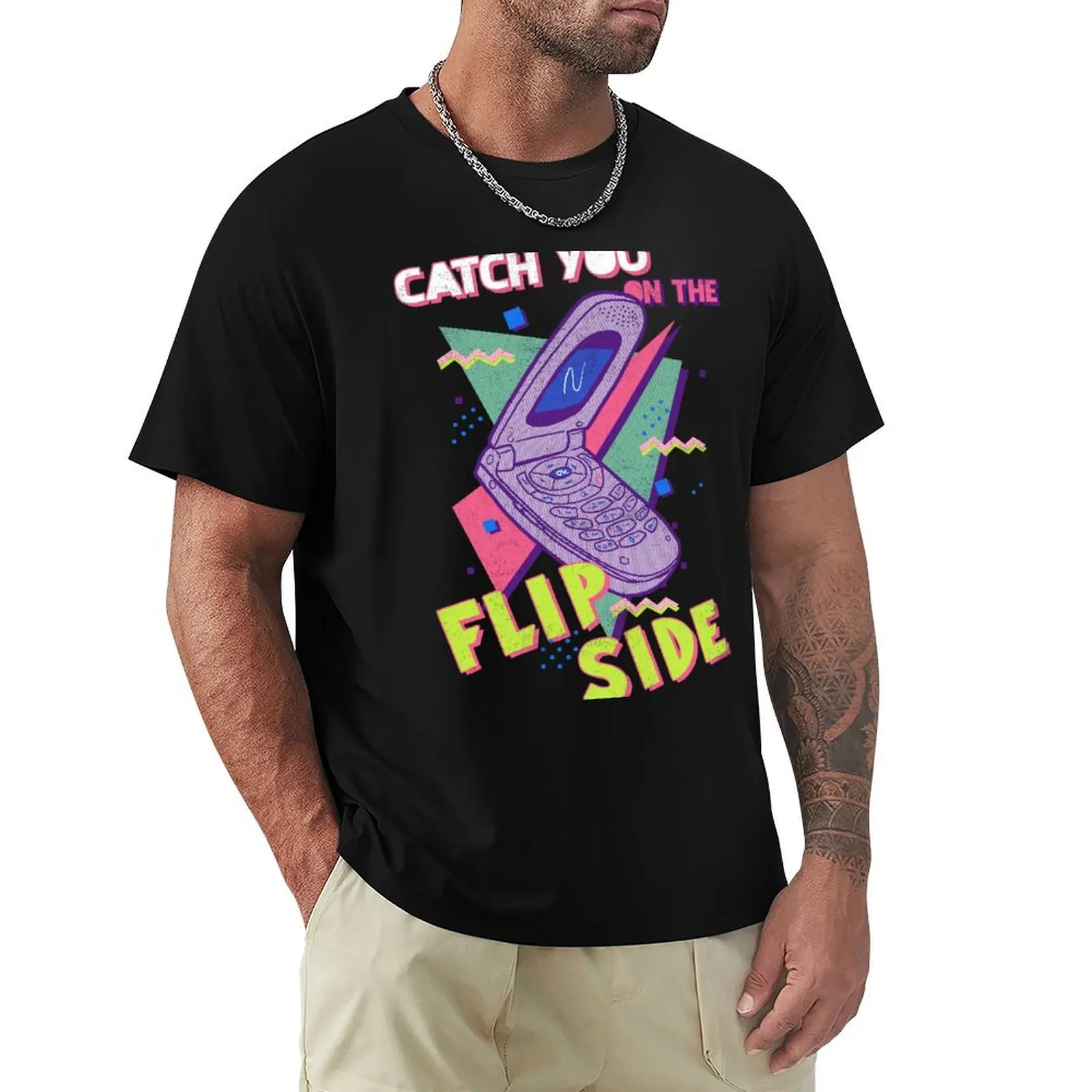 Flip Side T-Shirt Long Lasting Casual T-Shirt