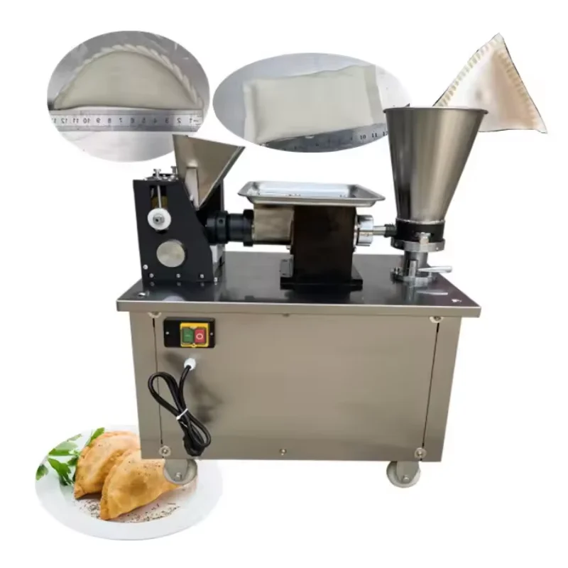 Valparaiso full automatic dumpling machine gyoza empanada samosa making jamaican patty machine meat pie samosa folding machine