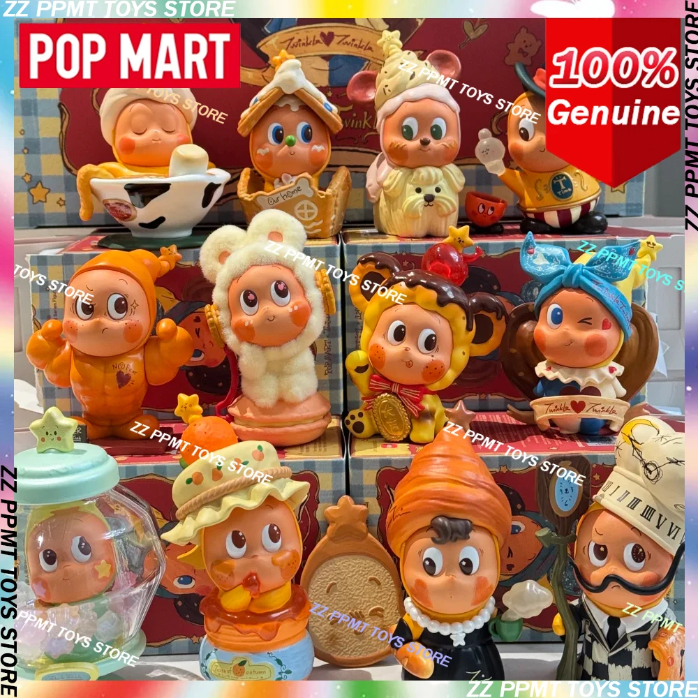 

Коллекционная серия POPMART Twinkle Twinkle Savor The Moment: Оригинальная слепая коробка, милый мультяшный декор для рабочего стола, подарки и игрушки