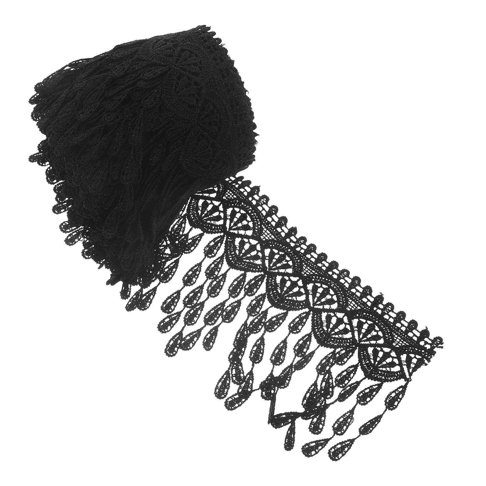 

Lace Trim Patch Tassel Design Charm Cloth Patch Sewing Clothing Ribbons DIY Accessories Soft Fabric Exquisite Workmanship