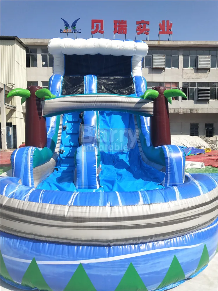 2023 سعر المصنع الأطفال ترتد منزل الشريحة المائية التجارية نفخ تفجير المياه الشريحة تصميم جديد #2