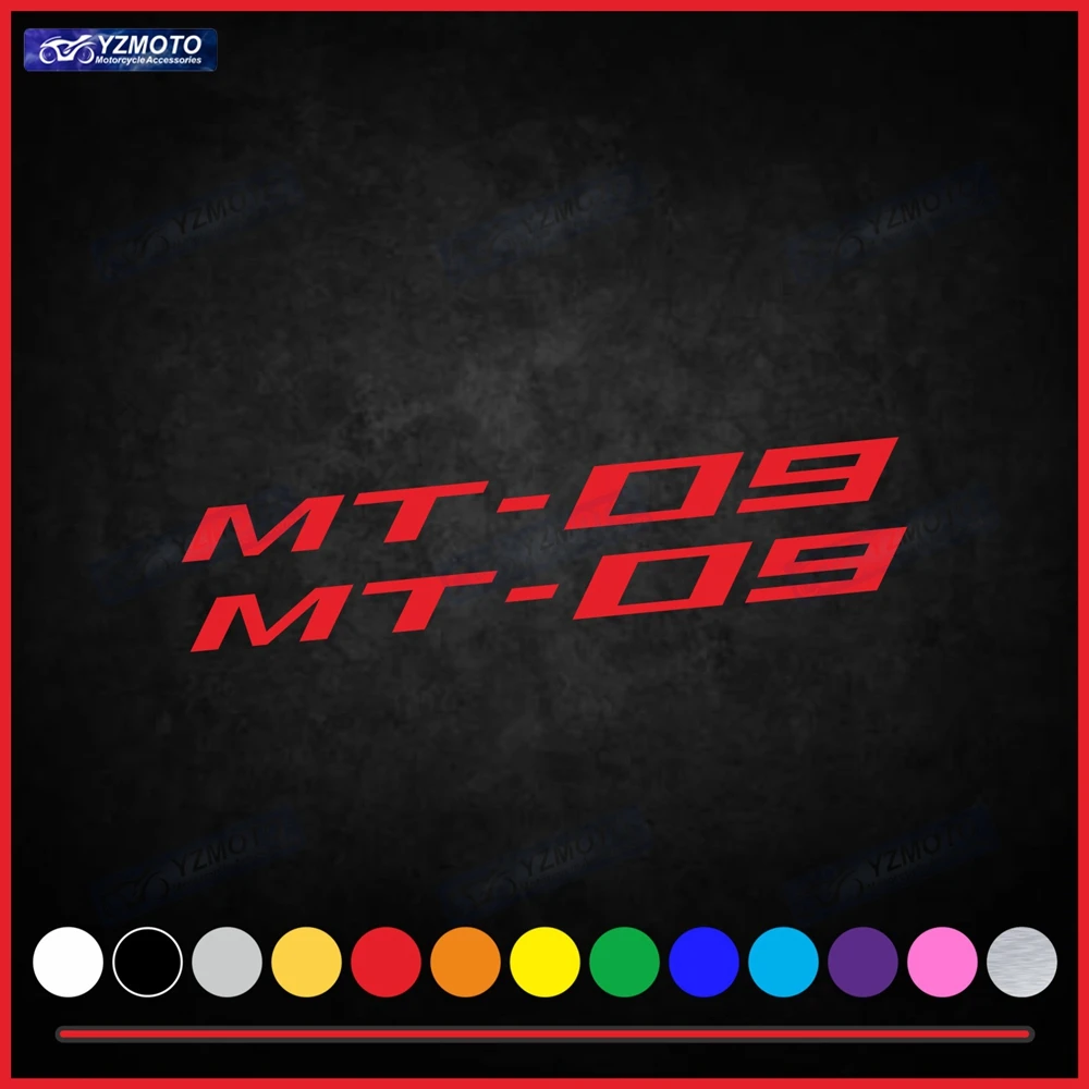 For MT-09 MT09 Motorcycle Accessories Racing Fuel Tank body Logo Decals Engine Fairing Windshield Helmet Decorative Stickers