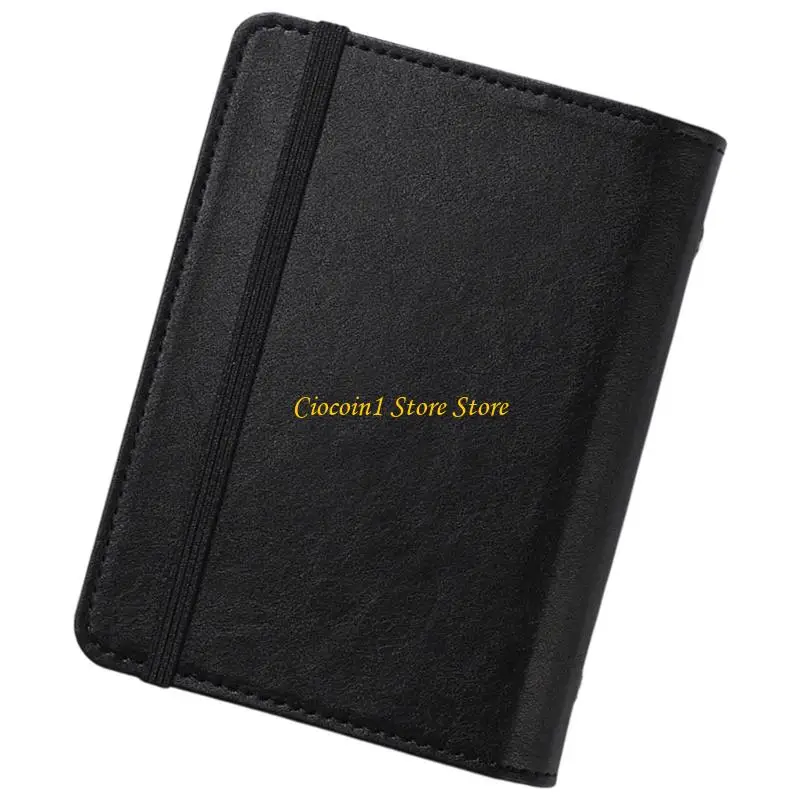 

A3PC PU Binder Notebook With Elastic Strap 80 Sheets For School Offices Travel Use
