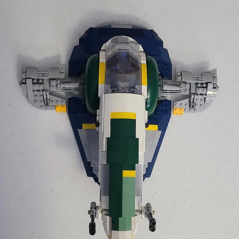 

MOC-218967 New Outer Space Spaceship Battleship Building Block Model 1041Parts Boys' Children's Birthday Building Block Toy Gift