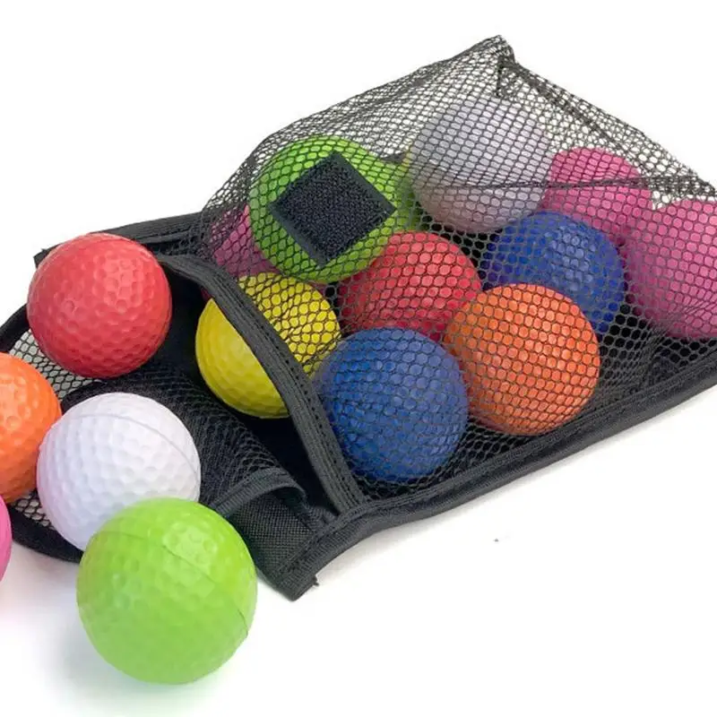 Golf Ball Bag Versatile Sports Net Bag Golf Balls Storage Bag Lightweight Storage Mesh Bags Round Storage Bag For Small Balls To