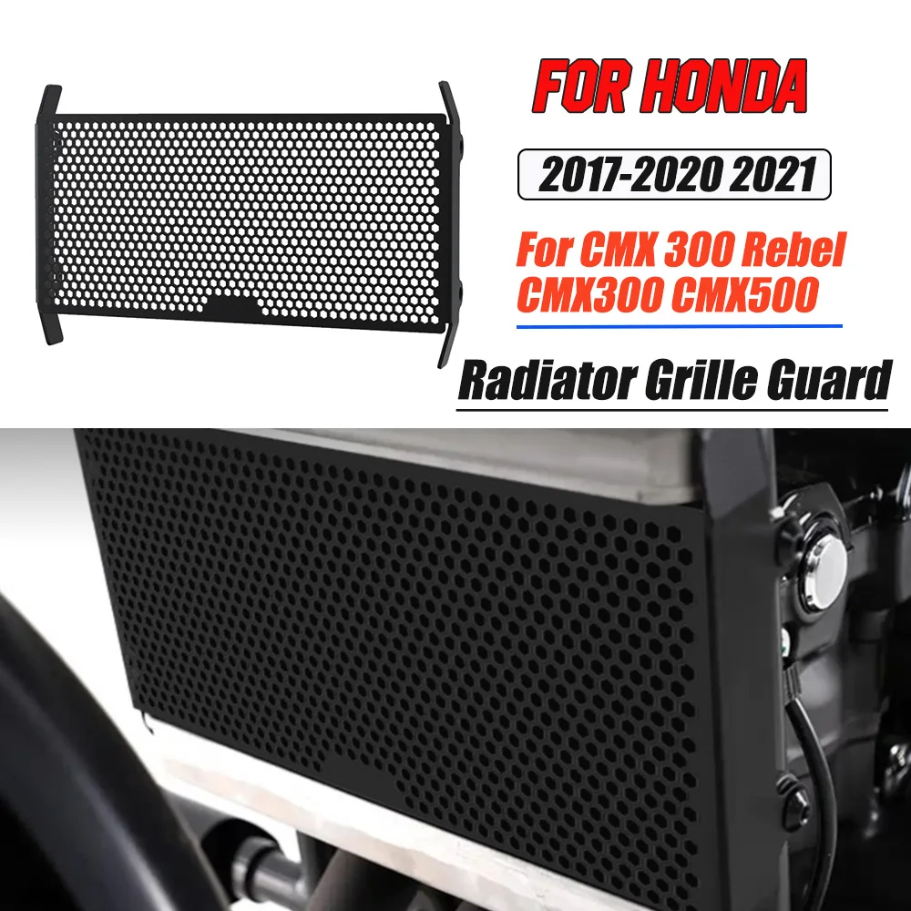 

Motocycle Radiator Grille Cover Water Tank Guard Protect For HONDA CMX 300 Rebel CMX300 CMX500 2017-2021 CL500/CL300 2023-2024