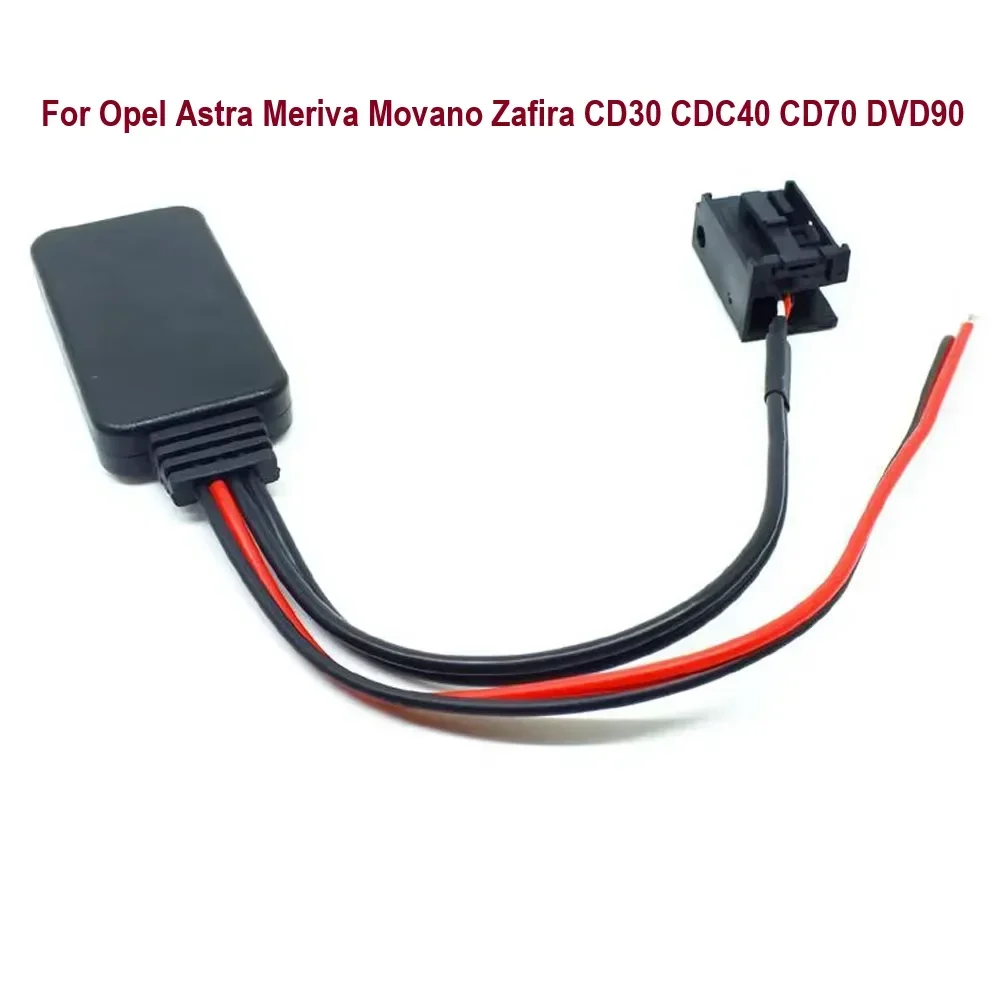 Car bluetooth AUX Adapter Wireless Radio Stereo Cable For Opel Astra Meriva Movano Zafira CD30 CDC40 CD70 DVD90