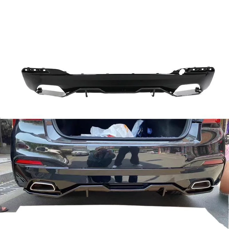 

Suitable for BMW 5 Series G30 G38 modified MP model rear lip spoiler, bumper diffuser body kit 2018-23
