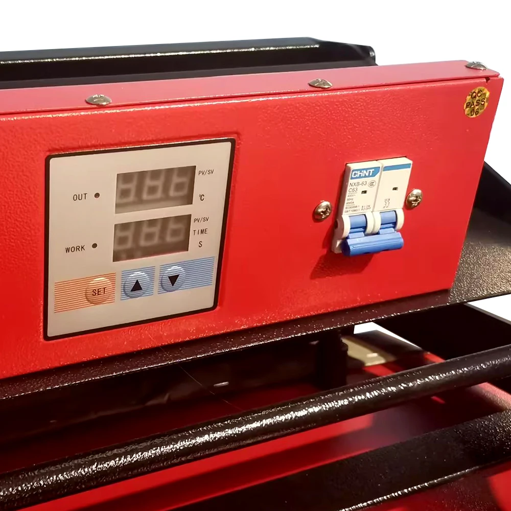 Large format Manual operation hand force Heat press machine for T shirt Sublimation transfer plates iron 80*100cm