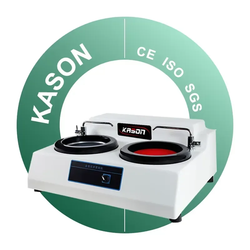 2026 Motor Control Double Disk Metallographic Polishing and Grinding Machine Polisher and Grinder