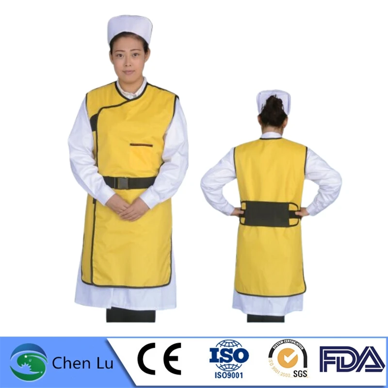 Genuine x-ray protective Super soft lead clothing Hospital intervenient radiological protection 0.35mmpb trace lead vest