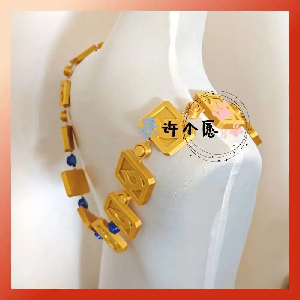 

Anime GAME Honkai: Star Rail Mydei Amane Necklace Halberd Pendant Necklaces Halloween Cosplay Jewelry Gifts