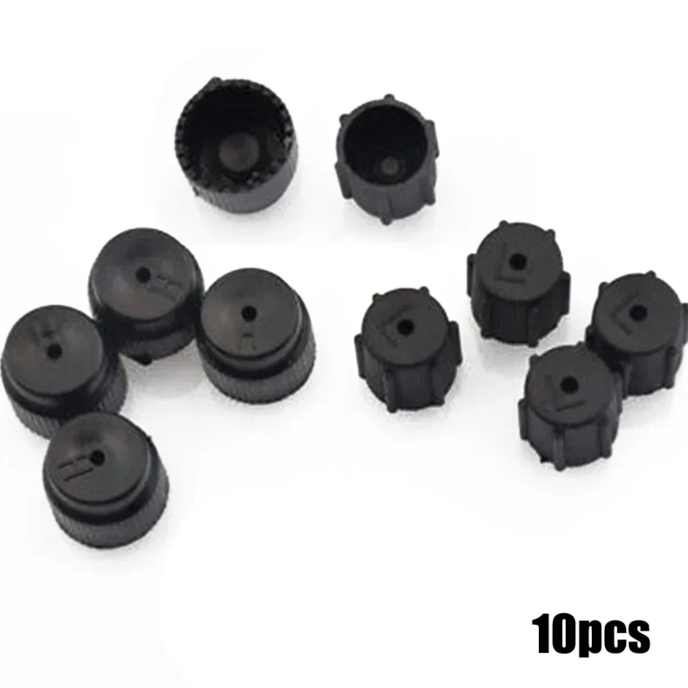 10pcs Car R134a Air Conditioning Cap AC Sealing Cap 5pcs High Pressure 16mm+5pcs Car Air Conditioning Maintenance Accessories