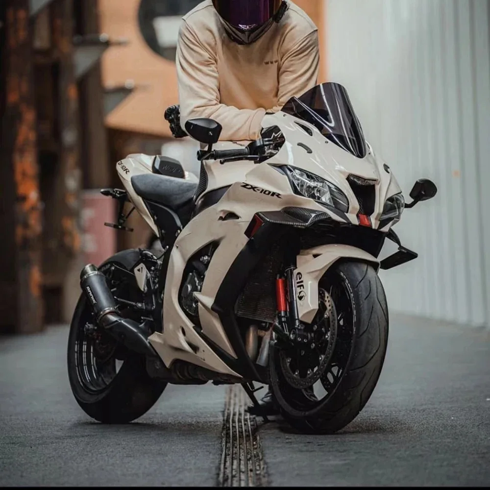 

Motorcycle modification suitable for Kawasaki zx-10r 2011-2019 modification with fixed wing wind blade 10r side wing small wing