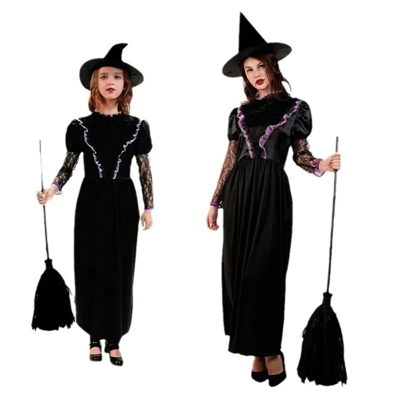 Halloween big girl children witch costumes cosplay party costumes stage costumes COS cross-border distribution