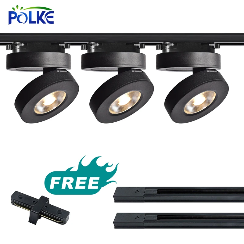 Led Track Light Fixture 7W 5W 3W COB Track Lighting Rail Spot Led Track Lamp For Living Room Spotlight Clothing Store Lighting