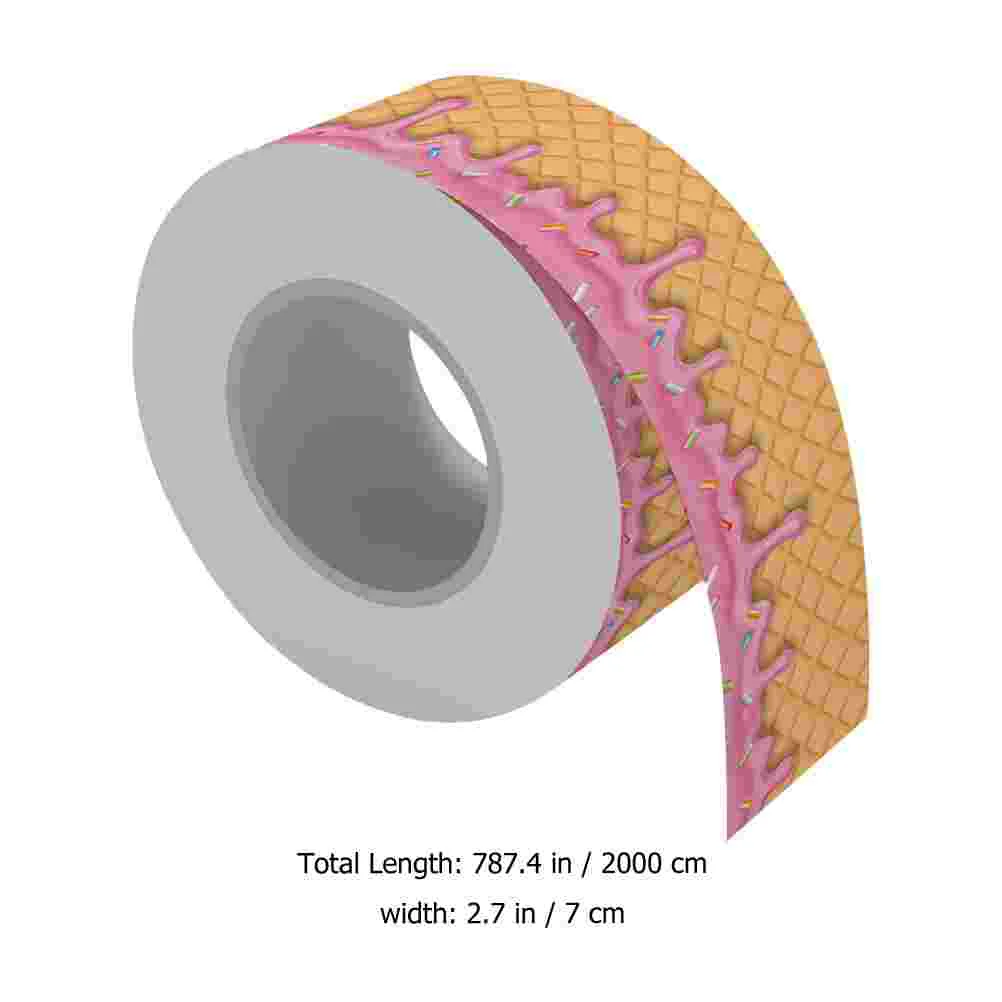 Bulletin Board Decoration Ice Cream Border Sticker Blackboard Stickers Poster Decal