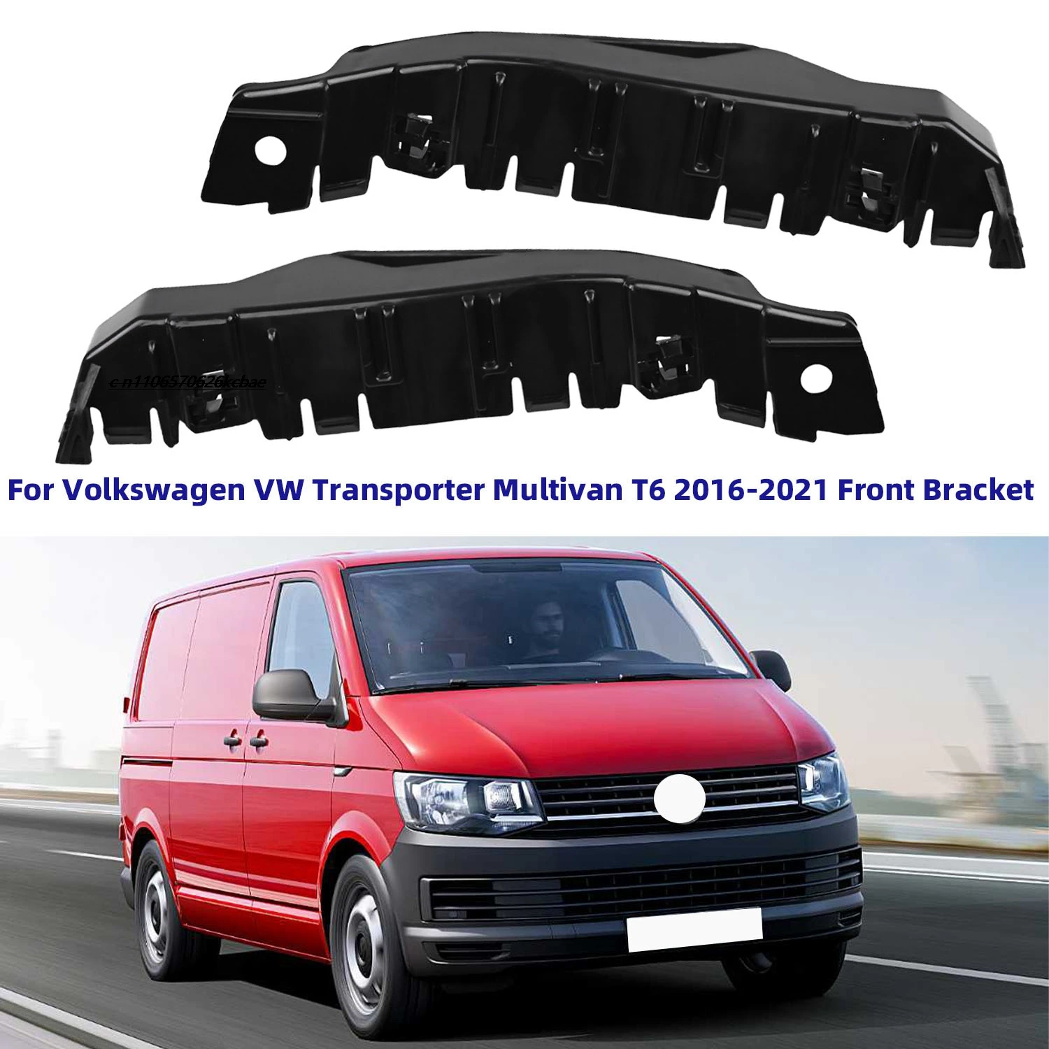 

2Pcs Front Bumper Bracket Mounting Support Holder Left&Right for VW Transporter T6 2016 2017 2018 2019 2020 2021 7E0807184B