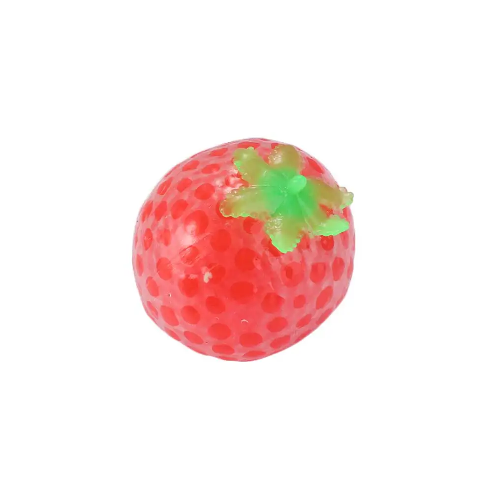 Christmas Present Fruit Watermelon   Colorful Strawberry Bead Ball Fidget Squeeze  Squeeze  Stress Ball