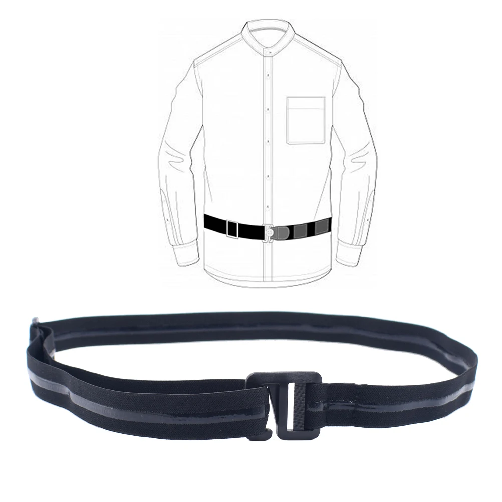 Non slip Anti wrinkle Straps Shirt Stay Belt Stays Protection Lock Undergarment Durable Elastic Sweat Resistant Stylish Hidden