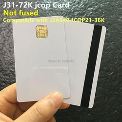 Unfused J31-72 Chip mit 3 Tack HiCo Magstripe Contact JAVA Karte JCOP Karte Kompatibel mit J2A040 40, JCOP21-36K