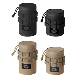 Water Bottle Storage Bag Water Bottle Carrier Pouch with Mesh Bag with Adjustable Handle for Outdoor Climbing Hiking Travel