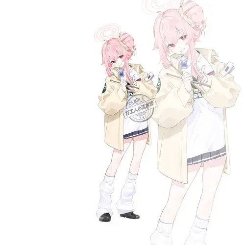 アニメ二層アクリルHDスタンド,青いアーカイブ,yutori natst,かわいいゲーム,モデル,コスプレ,装飾ギフト,15cm