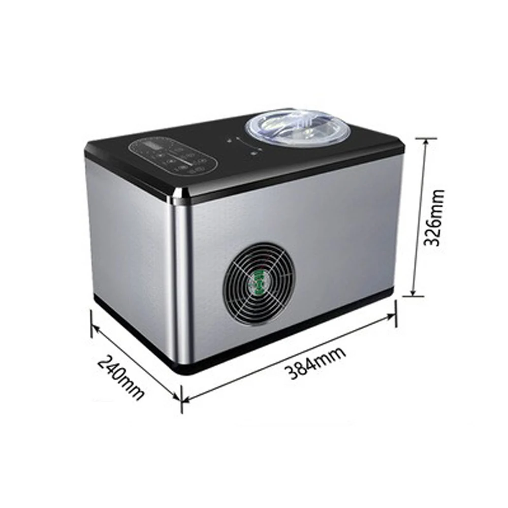 Household Ice Cream Maker Intelligent Ice Cream Machine IceCream Machine Stainless Steel Ice Cream Machine