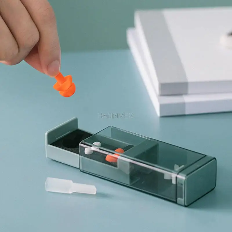 سدادات أذن من إسفنج الذاكرة للنوم، مناسبة للطلاب وعامل المكاتب، إلغاء الضوضاء، عازلة للصوت، مصنوعة من السيليكون