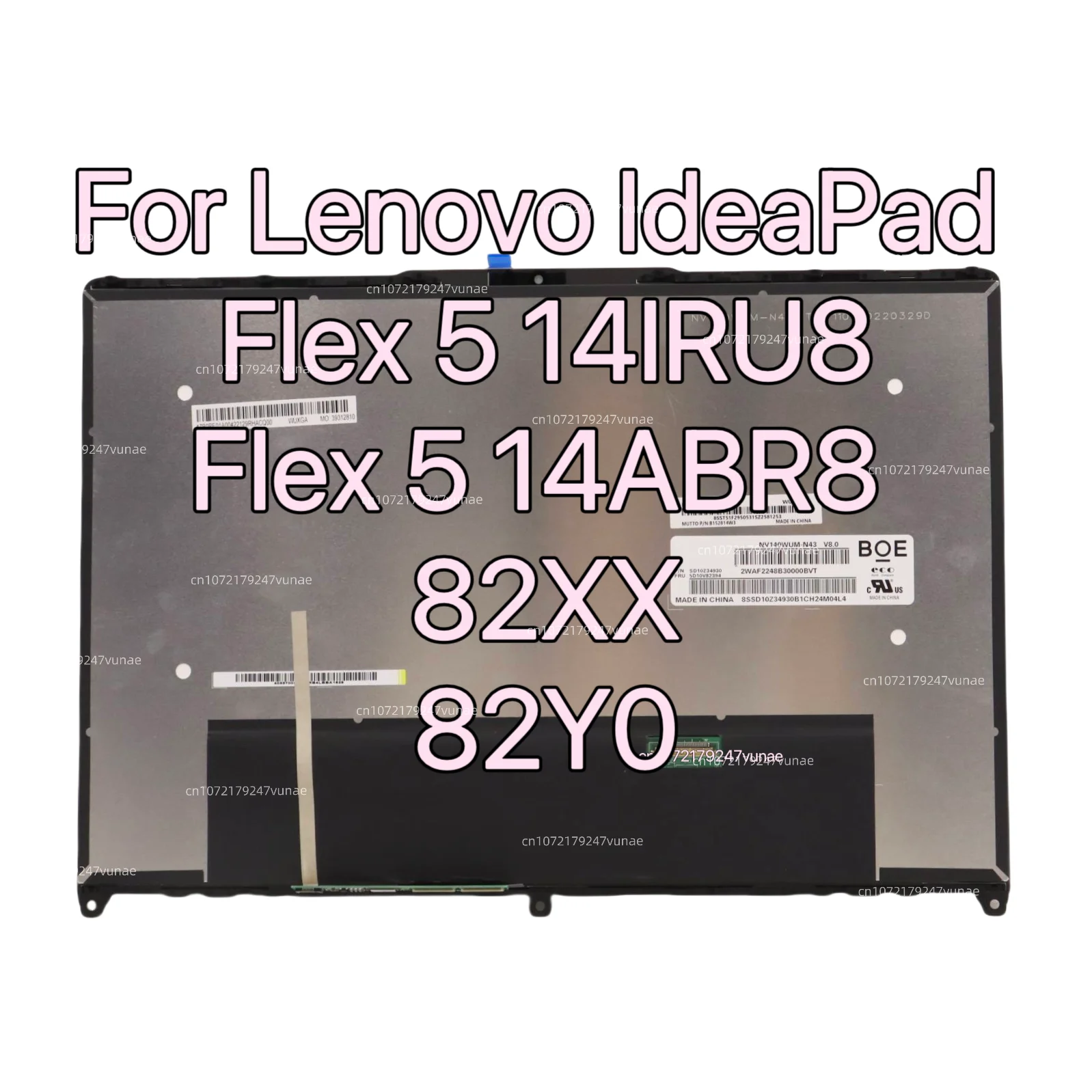 For Lenovo IdeaPad Flex 5 14IRU8 14ABR8 LCD Touch Screen Laptop