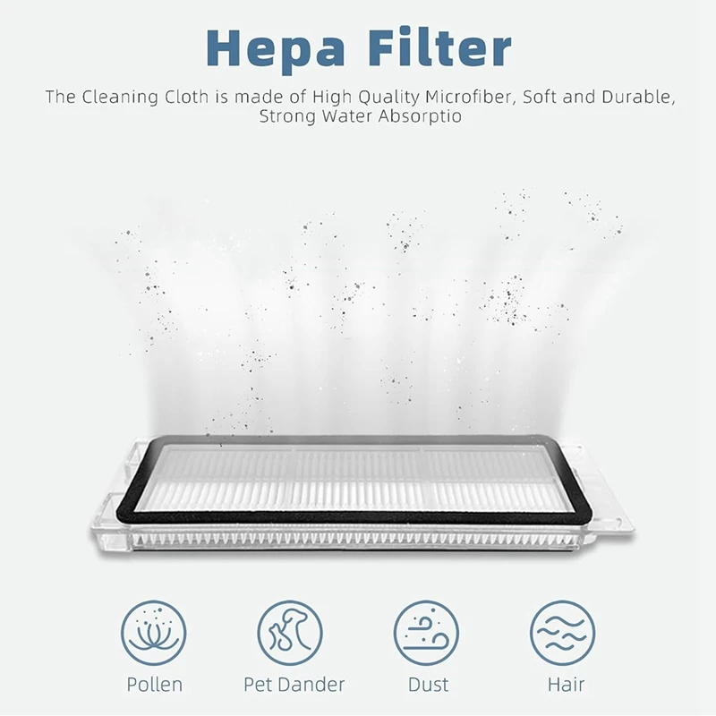 Cepillo lateral Compatible con Roborock Q Revo, accesorios para Robot aspirador, Compatible con Roborock P10