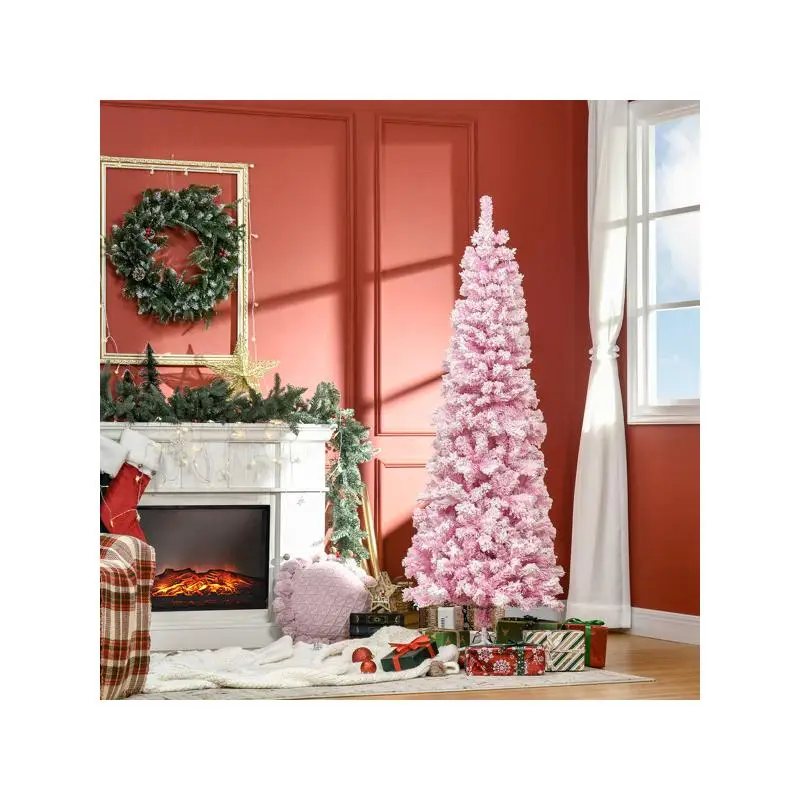 

Рождественская елка высотой 7,5 футов — идеальное праздничное украшение для дома, офиса или мероприятия — искусственная сосна с теплыми белыми огнями — легко