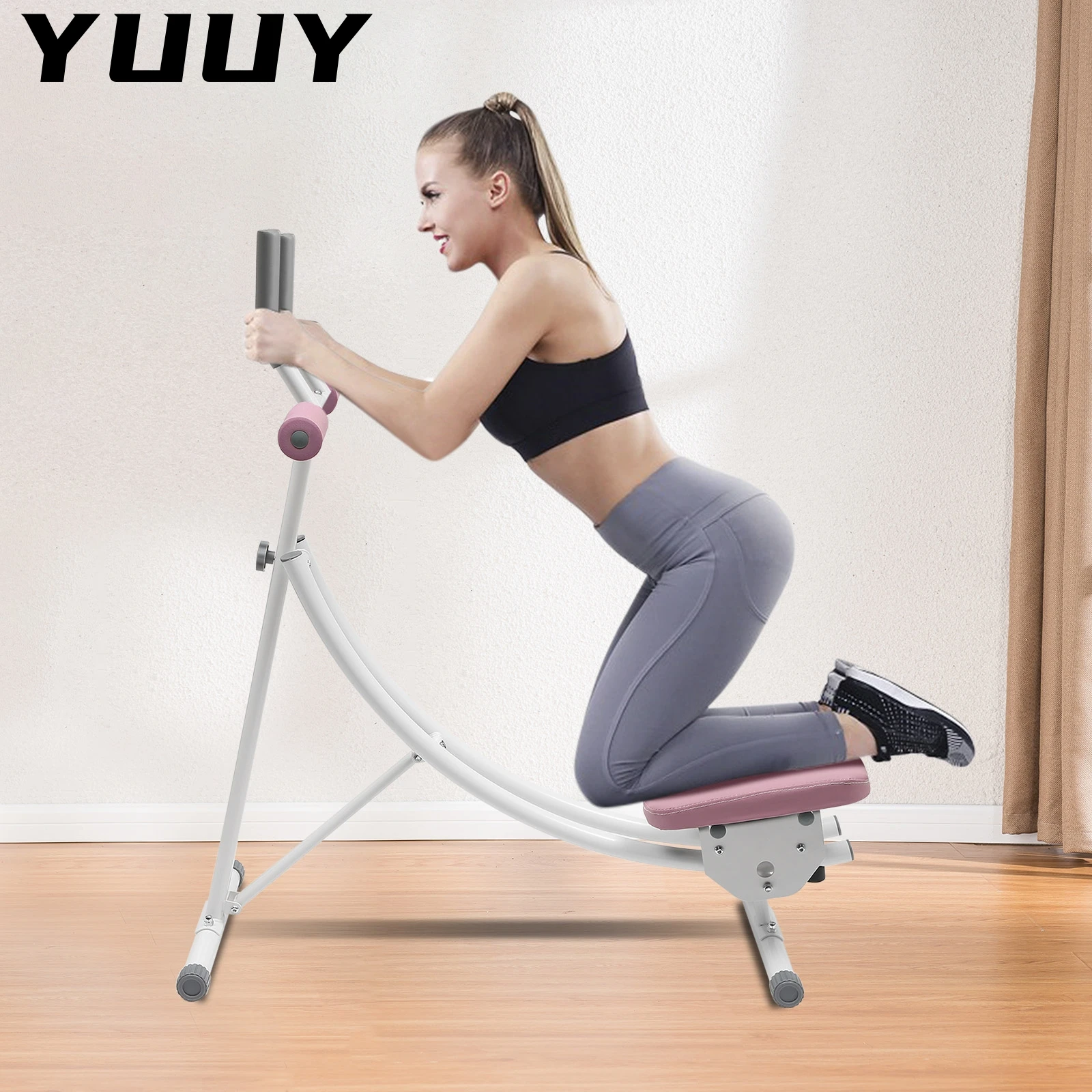 Abdominal Workout Machine, Waist Cruncher, Core Toner Shaper with LED Monitor, Shaping Crunch Machine, Fitness Equipment