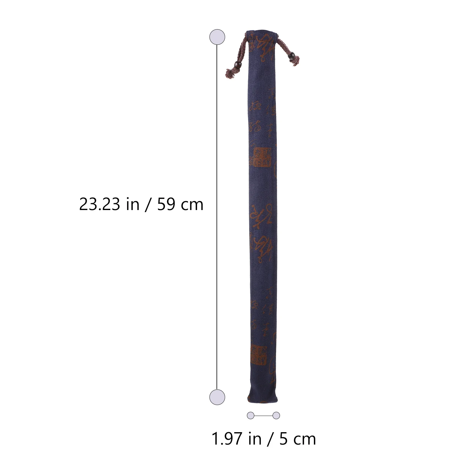 2pcs Cotton Linen Cotton Linen Protection Bag For Flute Bag For Bamboo Flute Protection Storage Pouch Instrument Holder